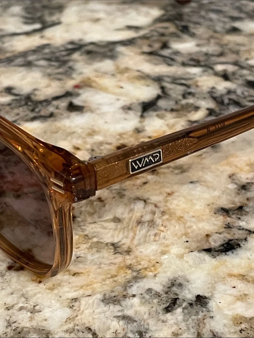WMP Nick Brown Transparent Sunglasses - Classic Home Accents Accessory